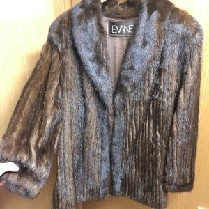 Mink Jacket Size Medium